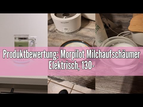 Produktbewertung: Morpilot Milchaufschäumer Elektrisch, 130-500ml 600W, 4 in 1 Milchschäumer für Hei
