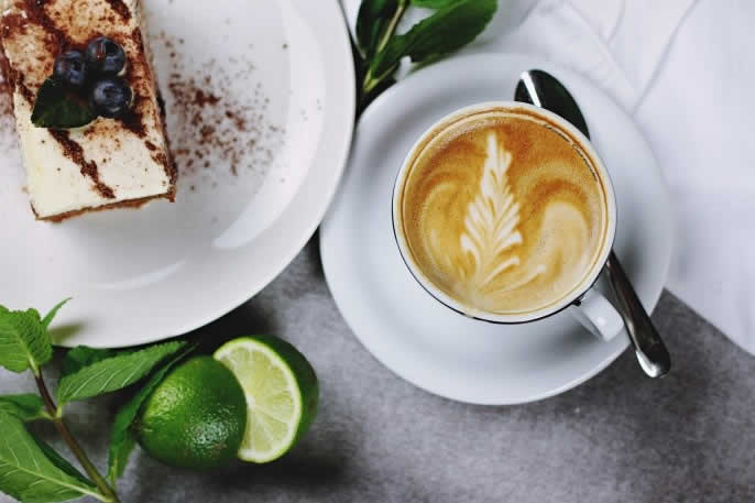Kaffee und Kuchen am Nachmittag