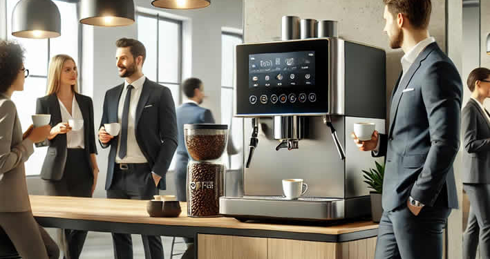 Wie Unternehmen von gemieteten Premium-Kaffeemaschinen profitieren