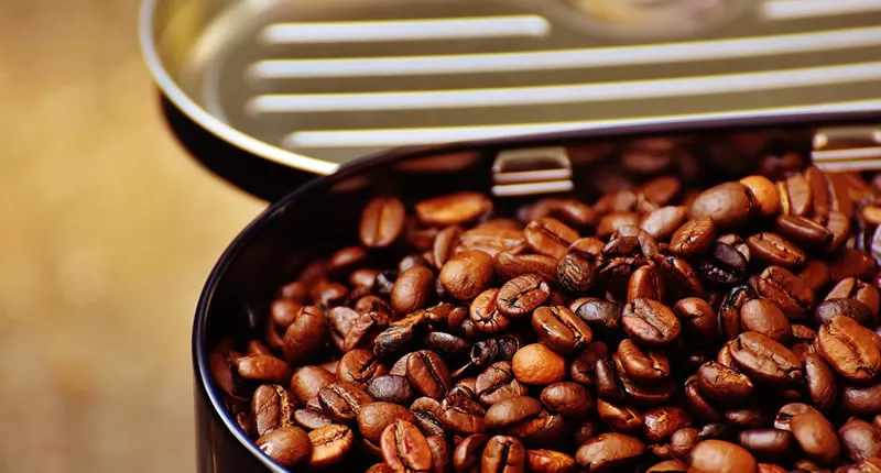 Aroma Kaffee und Kaffeepulver schützen